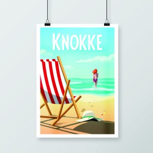Affiche rétro - Knokke