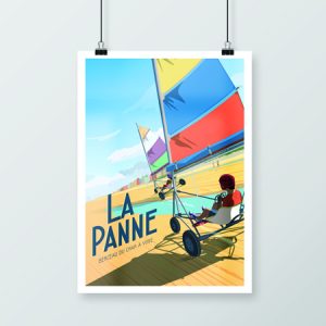 Affiche rétro - La Panne
