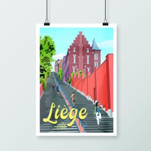Affiche rétro - Liège