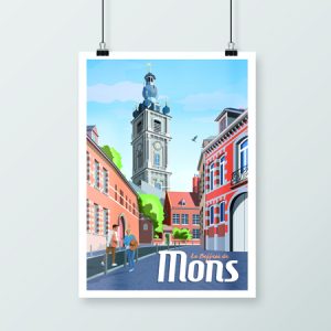 Affiche rétro - Mons