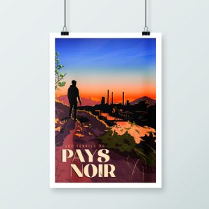 Affiche rétro - Pays Noir